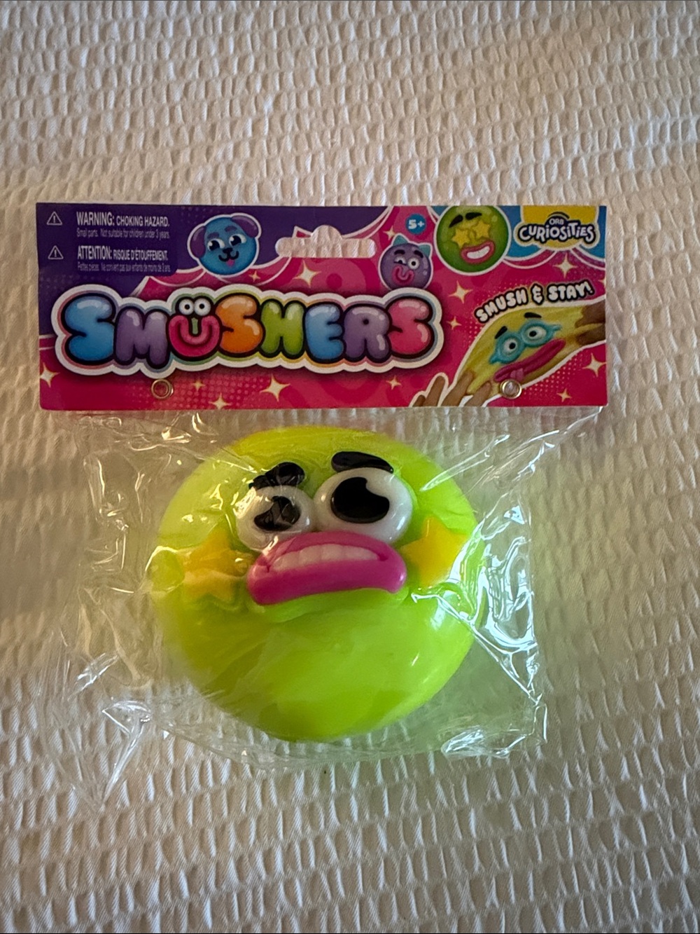 Usher Neon Yellow Squishy Character Toy by Usher